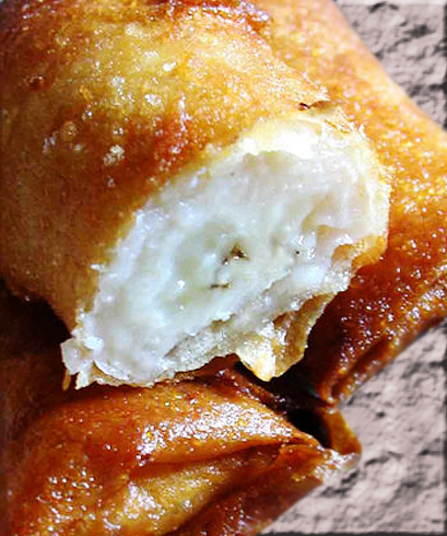 Banana Spring Rolls
